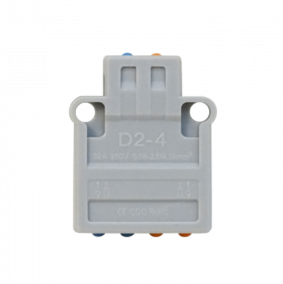 REPA-24 2 hasta 4 hilos 32A 250V AWG28-14 0,08-2,5mm2 D2-4