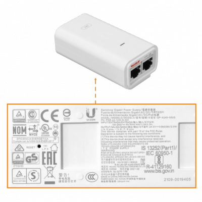 PBE-5AC-GEN2-5 UBIQUITI 5un Gen2 420mm 25dBi s/Escudo PowerBeamAC 1-1000 inc-5xPoE24V