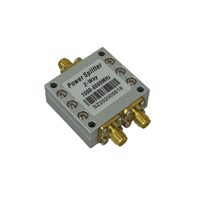 SCW28S 1x2 1500-8000MHz 1,5GHz-8GHz Acoplador de Potencia RF 1-.SMA-H 2-.SMA-H