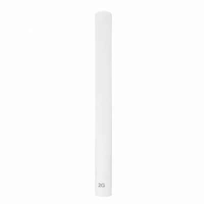 ANT-2405 Antena Omnidireccional Exterior 5dBi 2,4GHz 2,3-2,7GHz 7º RPSMA-M 14x150mm Negra