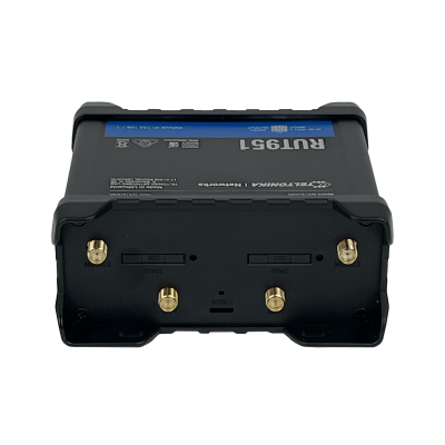 RUT951 TELTONIKA 4G/LTE Dual-Sim Router 2-.SMA 2-RPSMA 3-LAN 1-WAN