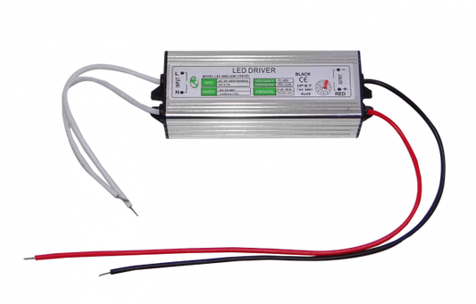 F900-30W Controlador LED de 30W 900mA Salida: 25-40V (Alta Frecuencia) Entrada: 90-265VAC IP67