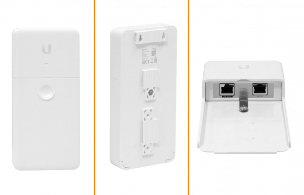 UACC-LRE UBIQUITI Extensor de señal PoE+ 2-1000 para exteriores-IPX5 10kA+Protección contra rayos 1km(9-eslabones)