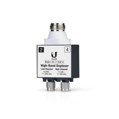 AF-11FX-DUP-H UBIQUITI 10,9-11,2/11,4-11,7GHz 2-SMA-M 1-N-H Duplexor para AF-11
