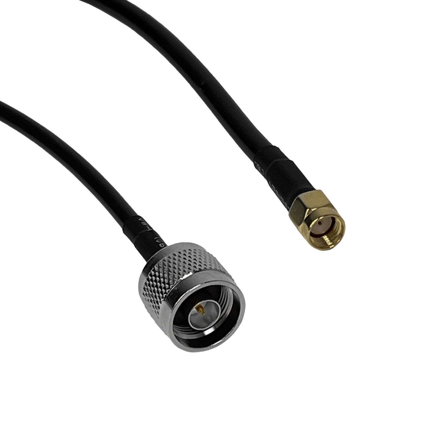 TL-ANT100PT 100cm 1mt RPSMA-Macho N-Macho RG58 LMR195 Cable Coaxial Negro