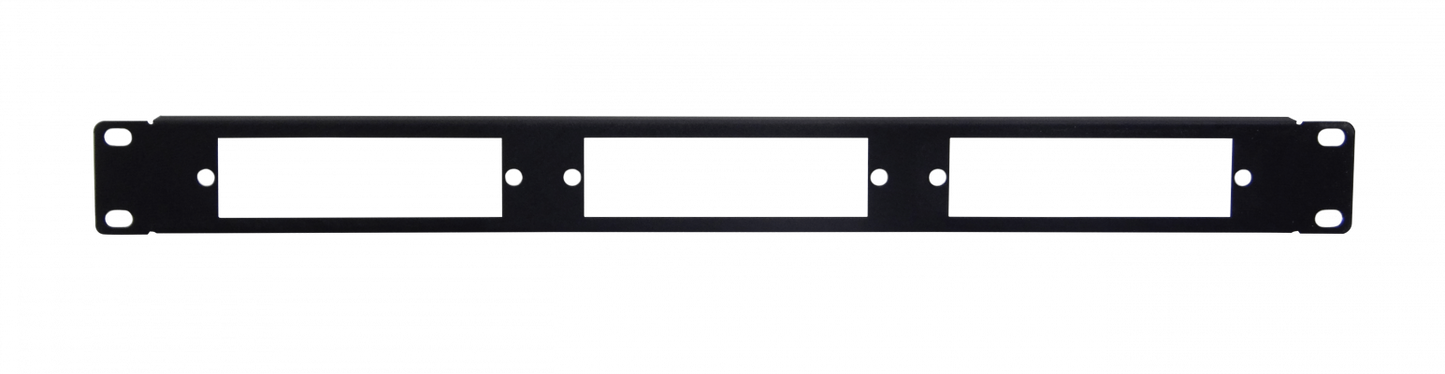 1U-3P Panel Placa 1U Rack para 3 Módulos 130mm CL/TF/KEY/MPO/CASETE