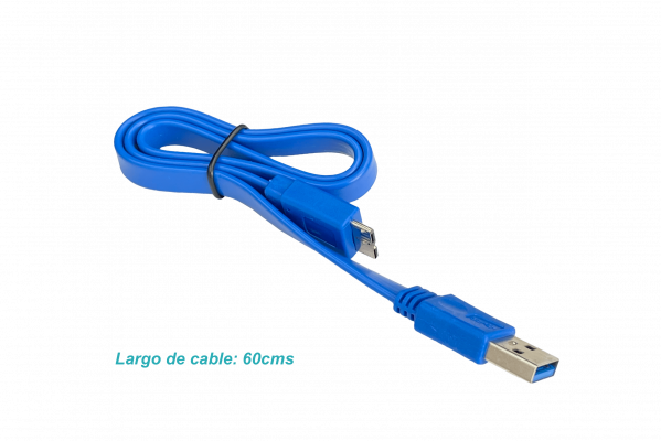 HUB4-30 HUB 4-Puertos USB3.0 1-AM 4-AH Switch Independiente inc-Cable USB