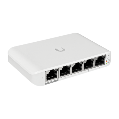 USW-FLEX-MINI UBIQUITI 5-1000 Entrada PoE-af Switch Capa 2 para Interior Incluye 5V-USB-C Requiere UniFi