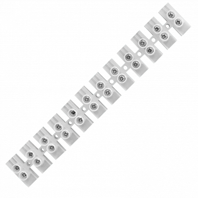 REGLETA-60A 60-Amperios 13,3mm2 12-Pares Bloque-Terminal-Tornillos 380V 60A-Máx 180x26x22mm