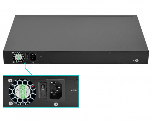 S4220 DAHUA 18-1000(16-PoE-af/at/bt) 2-SFP 190W L2 Consola Switch Administrable Rack