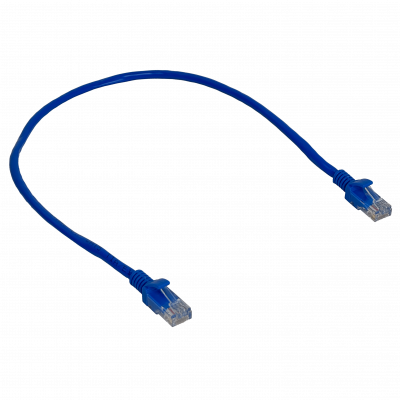 CPA-05 ULINK 1un 50cm Azul Cat5E Cable Patch Inyectado Multifilar 0,5mt