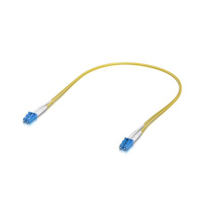 JFSLL00U UBIQUITI Latiguillo de fibra óptica dúplex monomodo OS2 LC-LC de 50 cm para 100G, diámetro de 2 mm