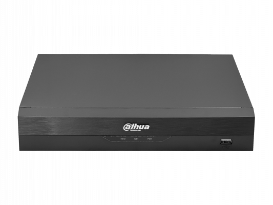 5116-IP Videograbador IP DAHUA de 16 canales 5MP con salidas HDMI y VGA, 2 puertos USB, 2 conectores RCA-H, 1 puerto SATA para disco de hasta 16TB, serie WizSense XVR5116