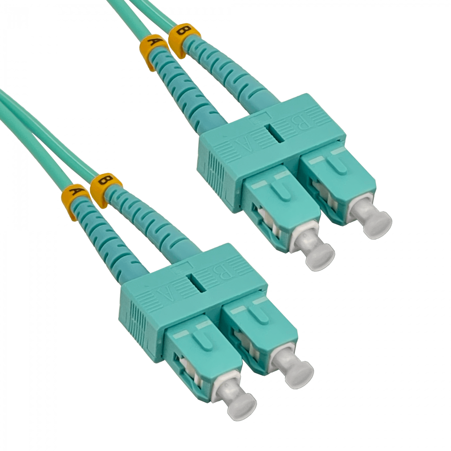 JF3CC5 5m SC-SC OM3 Multimodo MM Dúplex Latiguillo de Fibra 3.0mm 50/125µm LSZH