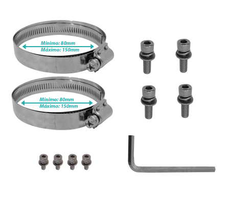 PFA152. DAHUA Soporte de Fijación para Cámara a Asta Modelo DH-PFA152-E