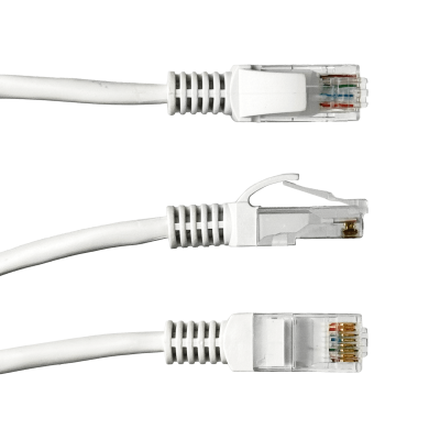 CPG-20C Cable de Parcheo Gris 20 metros 1-pieza CAT5E UTP 26AWG-CCA RJ45 Moldeado