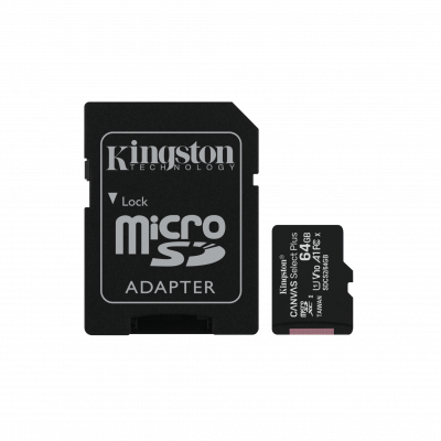 MSD-64GB. KINGSTON 64GB MicroSD-XC c/Adaptador-SD SDCS2/64GB