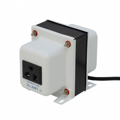 ME-300W MACROTEL 300W Transformador c/tierra 110V-220VAC Fusible-5A Trafo