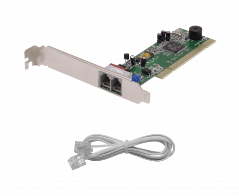 MODEM-PCI Tarjeta módem fax para ranura PCI heredada 56K v9.0 v9.2 V92 con chipset Conexant y 2 puertos RJ11 para Windows