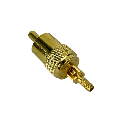CM1C Conector Coaxial Engarzable RCA-Macho RG316 CA100 RG174