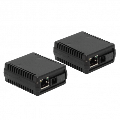 EM-0101-TE EUROLAN Juego Convertidor WDM Compacto Fibra Monomodo 1 SC 1310/1550nm Alcance 20KM 100Mbps