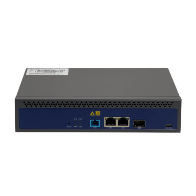 OLT-1G Terminal de Línea Óptica GPON 2 Puertos 1000 1 Interfaz SC/UPC 1 Ranura SFP+ 10G Puerto Consola USB-C Alimentación 12Vdc/240Vac