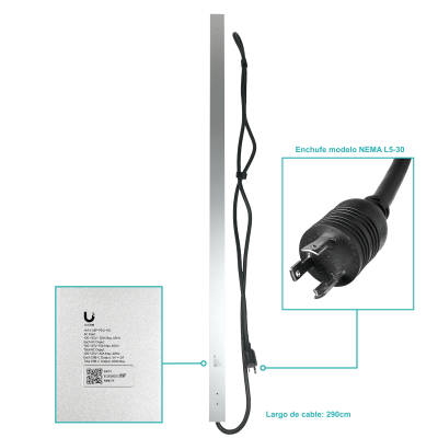 120V-PDU-HD. UBIQUITI 100-125VAC USP-PDU-HD Vertical 24-NEMA/5 4-USB-C 4-LAN UniFi