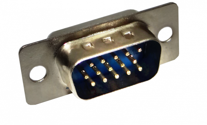 VGA-M HD15 DB15-VGA MACHO 15-pin Conector Soldable req/DB-CAP DE-15/M 31mm