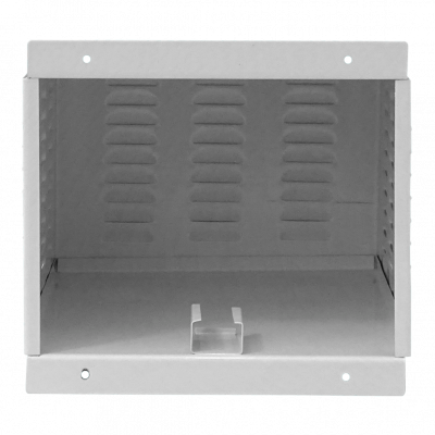 GAB30W Caja 23x17x26cm Metálica Para Alarma Sonora 30W Ranurado Antimanipulación