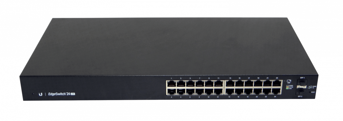 ES24-LITE UBIQUITI 24-1000 2-SFP RS232-RJ45 Conmutador Administrable Bastidor 220VAC/25VDC
