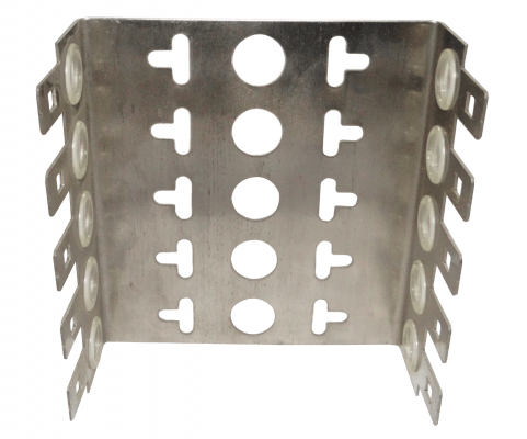FRAME50P 50-Pares 22mm 5-KRONE Soporte Metalico Base 5-Regletas