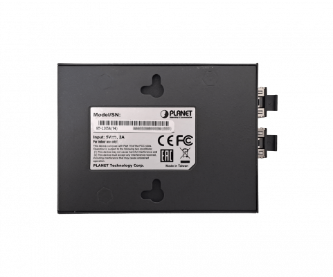 GT-1205A Planet Convertidor de Medios Redundante 10/100/1000 con 2 Puertos SFP incl-5VDC/2,5A