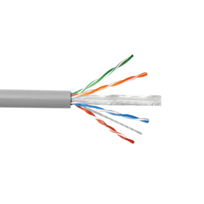 CB6T-UGH TRIMERX CABLE UNIFILAR DE COBRE CAT6, CALIBRE AWG23, CUBIERTA GRIS, 305 METROS, TIPO CM