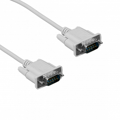 DB9-1MM Alargador Serie Recto 1,3 metros Macho-Macho 130cm Cable de Extensión Serial RS232 DE-09