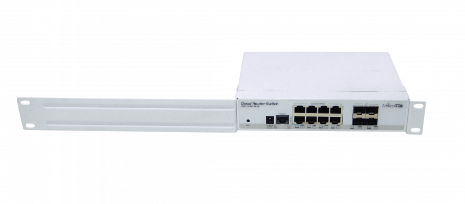 CRS112-8G-4S-IN MIKROTIK Switch Enrutador Capa 3 con 8 Puertos-1000, 4 Ranuras-SFP, Consola-RJ45 y Licencia Nivel 5