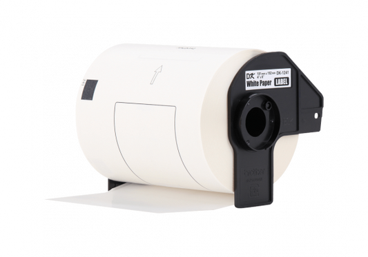 DK1241 Brother 101x152mm 200-Etiquetas Autoadhesivas Papel Blanco para-QL 10x15cm