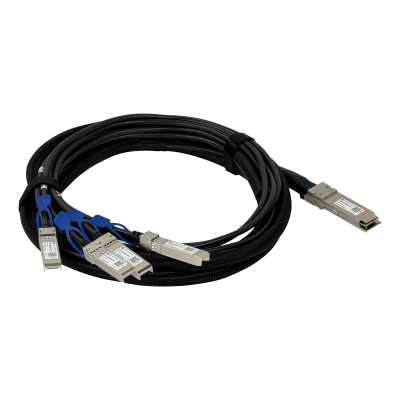 DQ+BC0003-DS+ MIKROTIK Cable QSFP28-100G x1 SFP28-25G x4 3mt break-out 1x100G-4x25G