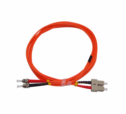 JFMTC3 3mt ST-SC OM1 MultiModo MM Duplex Jumper Fibra 62.5/125um LSZH