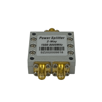 SCW28S 1x2 1500-8000MHz 1,5GHz-8GHz Acoplador de Potencia RF 1-.SMA-H 2-.SMA-H