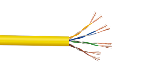 CBL-MM3 Cable multifilar UTP de cobre Cat5E color amarillo de 300 metros para patch LINKMADE