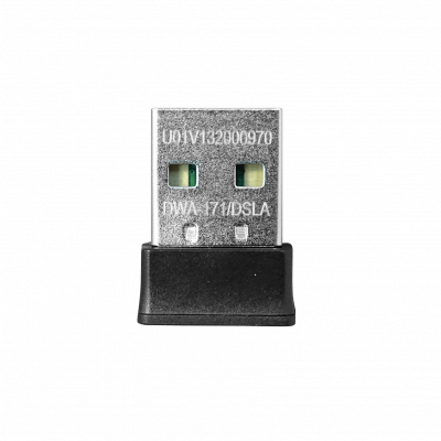 DWA-171 D-LINK AC600 433mbps-5GHz 150mbps-2,4GHz Adaptador-USB-Nano WiFi Antena-Integrada