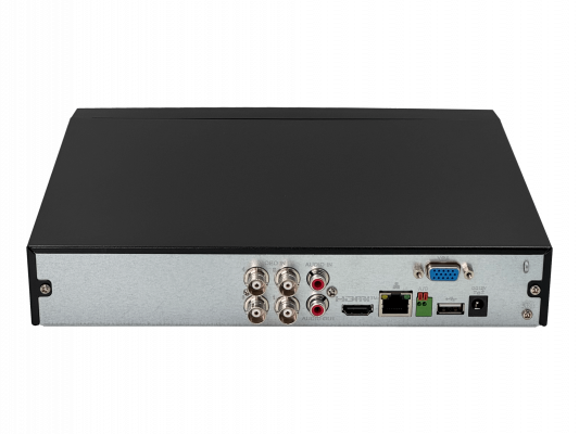 5104-IP DAHUA Grabador IP 4 Canales 5MP Salidas HDMI VGA USB 2 Entradas Audio RCA 1 Disco SATA hasta 16TB WizSense XVR5104HS
