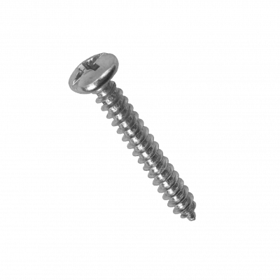 YUR6-08 100-Piezas Tornillo para Chapa Metálica 6 X 1-pulgada Cincado 617332001