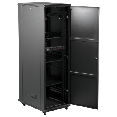RK42-10VL-LIQ LINKMADE SIN PUERTA 42U 1000mm Rack 100cm-Fondo c/PDU-VENT-Bandejas Pu