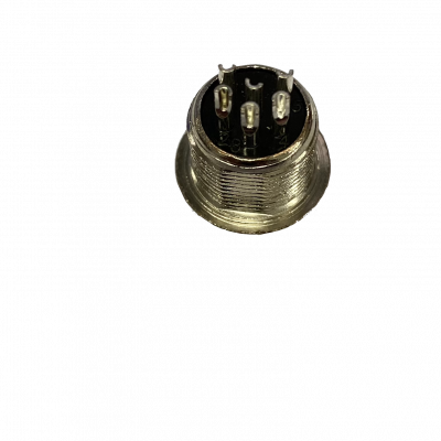 GX12MV-6 6-pin Macho Volante Conector GX12 Soldable Aviacion