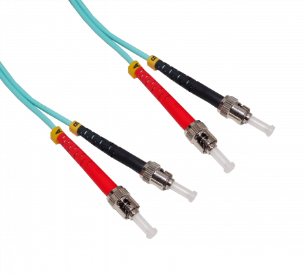 JF3TT3 3mt ST-ST OM3 Multimodo MM Duplex Cable-de-Fibra 3.0mm 50/125um LSZH