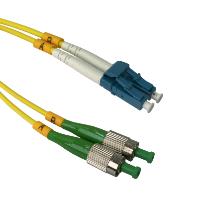 JFSHL2 2mt FC/APC-LC/UPC MonoModo SM Duplex Jumper Cable Fibra 9/125um 3mm