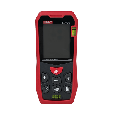 LASER-70 UNI-T Dispositivo 0,001-70mt Láser Medición de Distancia incl-2xAAA Memoria