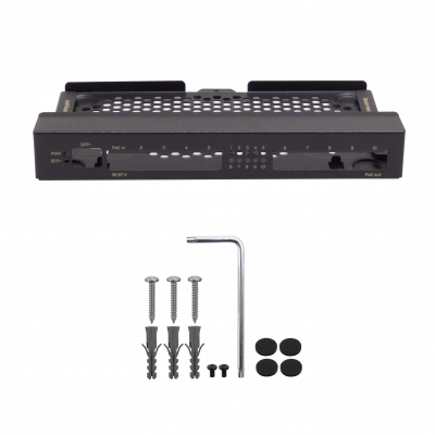 WMK4011 MIKROTIK para serie RB4011 Soporte Mural 230x33x151mm
