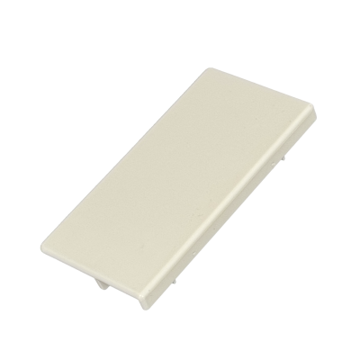 QN1R LINKCHIP 100x50mm Tapa Terminal Recta-Plana Blanca CCA-10050-TFR